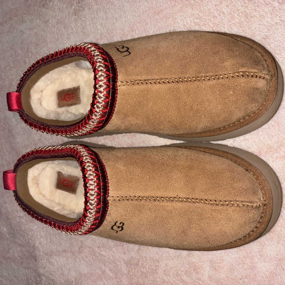Womens UGG® Tazz II Platform Slipper - Chestnut